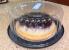 8" cheese cake with blueberry filling on top