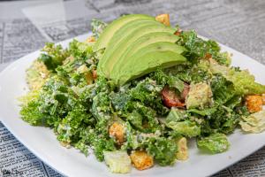 Kale Quinoa Caesar Salad