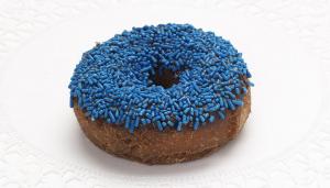 Doughnut Cake Blue Sprinkles