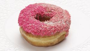 Doughnut Yeast Pink Sprinkles