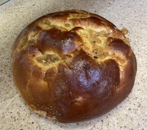 Round Apple Challah