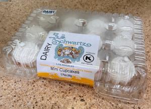 Mini dairy cupcakes