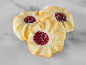 Raspberry Drop Cookies